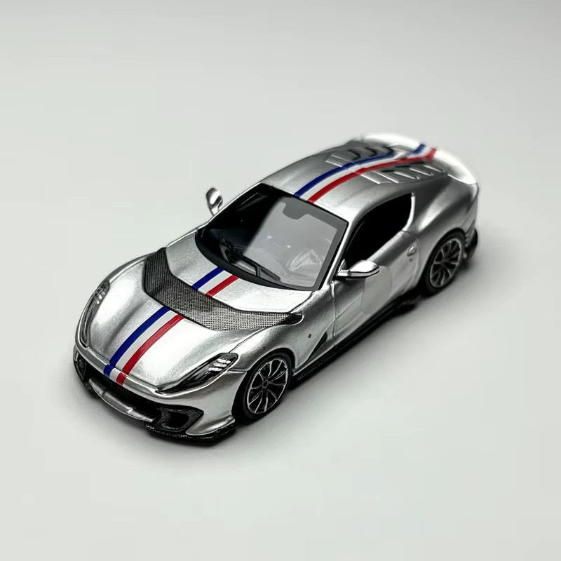 TOC Fuleme Ferrari 812C Sportwagenmodell, Maßstab 1:64, Metall - Bild 2