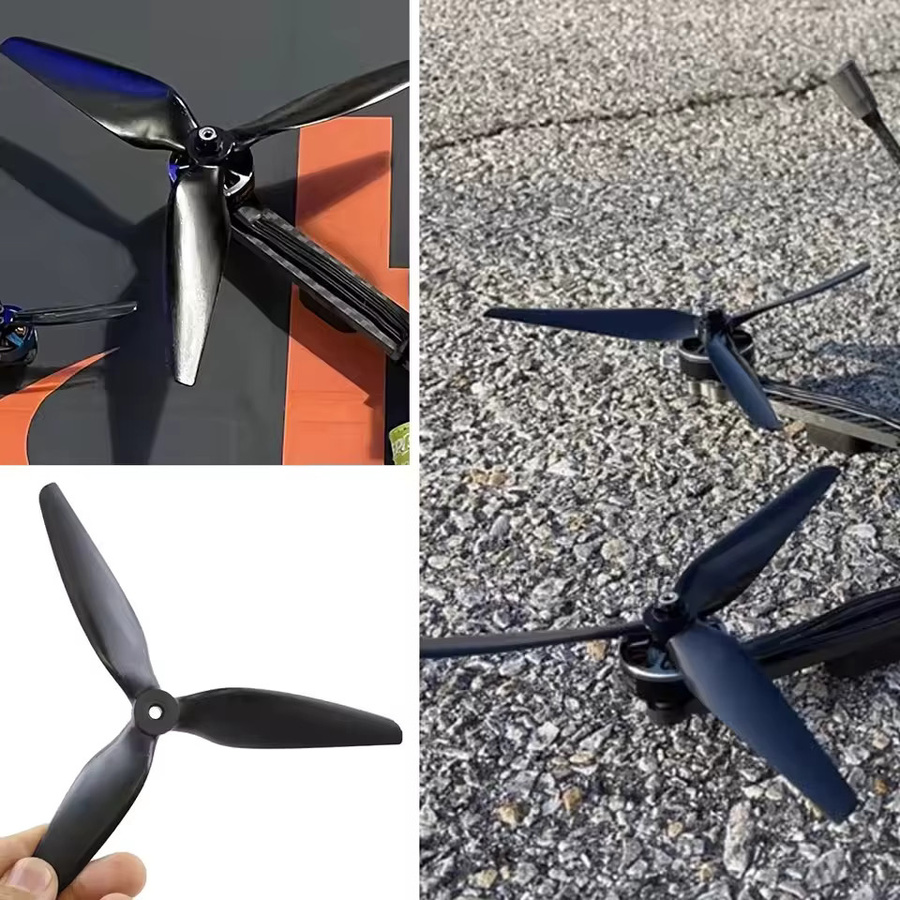 2 Paar HQprop FPV Drohnenpropeller aus glasfaserverstärktem Nylon in Schwarz, 8 Zoll - Bild 2