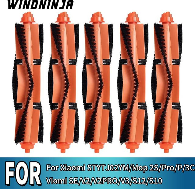 WINDNINJA Hauptbürsten-Ersatzteile in Orange für Xiaomi Mop 2S Pro P 3C STYTJ02YM und Viomi SE V2 V2PRO V3 S12 S10 Staubsauger-Zubehör - Bild 1