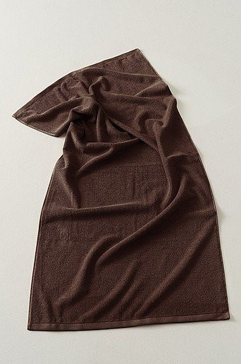 Jotex Duschtuch JOEY aus Baumwolle in Braun, B/L: 70 x 140 cm - Bild 1