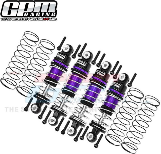 GPM LOSI 1/24 Micro-B 2WD Buggy RTR Upgrade Zubehör, Metall, Vorne Hinten Stoßdämpfer - Bild 1