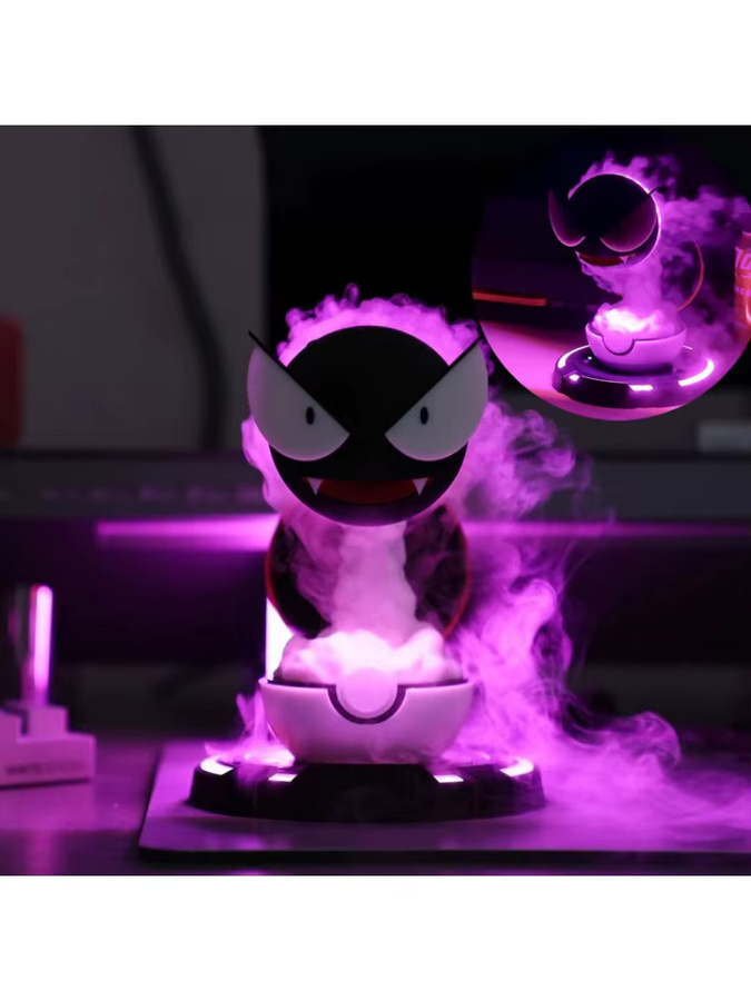 Pokemon Gastly USB Luftbefeuchter mit Aromatherapie-Funktion und atmosphärischer Beleuchtung für deinen Schreibtisch - Bild 4