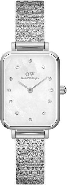 Daniel Wellington Damenarmbanduhr, Quarz, Edelstahl, Weiß, Rechteckig - Bild 1