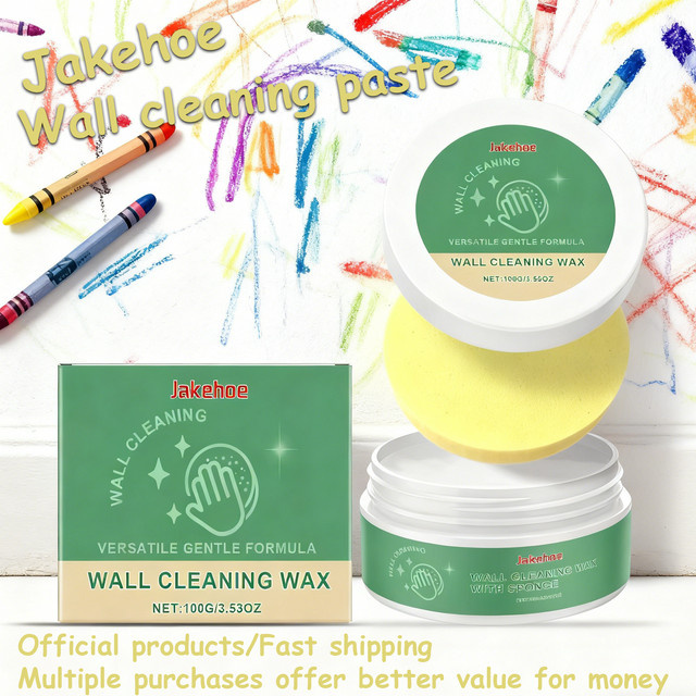 JAKEHOE Wandfleckenentfernercreme in Weiß zur Reinigung von Tinte und Graffiti für die Wiederherstellung weißer Wandflächen - Bild 1