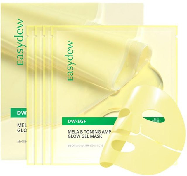 Easydew DW-EGF Mela B Toning Ampulle Glow Gel Maske, 4 x 30 g, Unisex - Bild 1