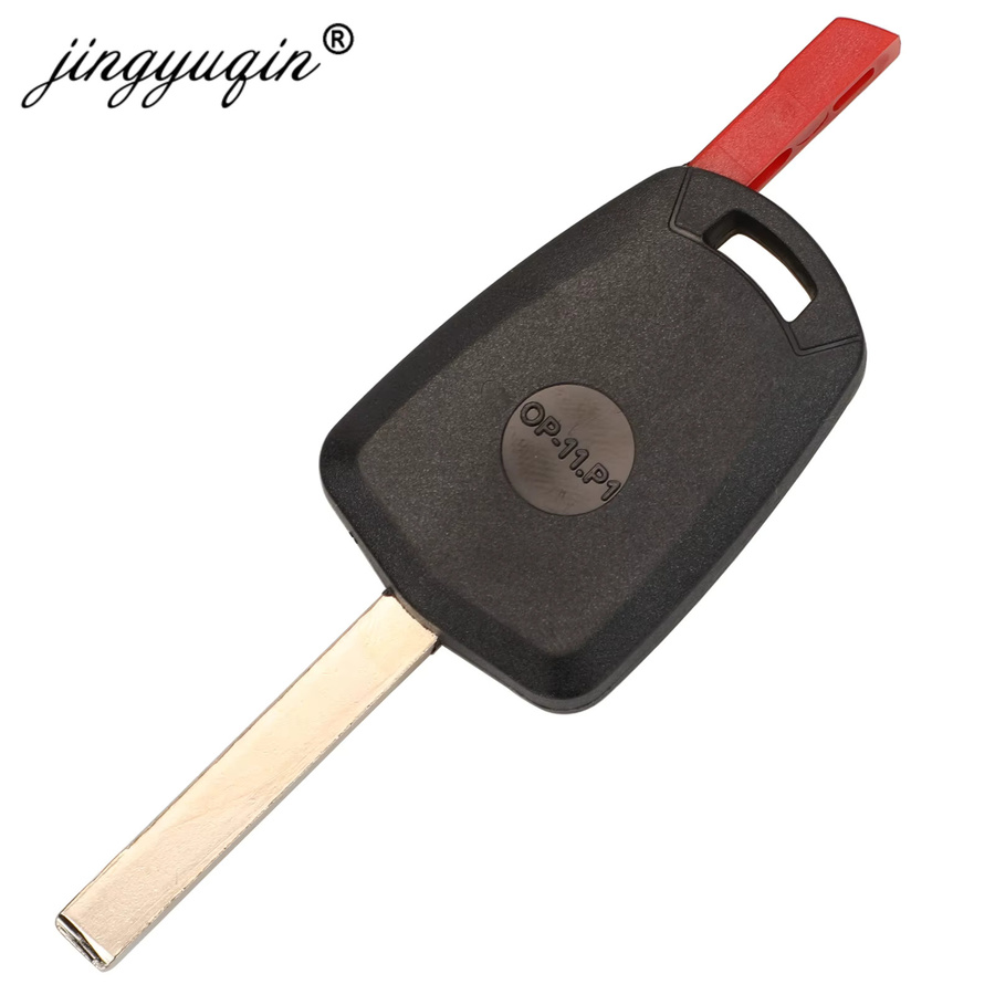 Jingyuqin 10er Set Transponder Auto Schlüssel Shell in Schwarz für Chevrolet AVEO Vauxhall Opel Camaro Cruze Equinox Impala Malibu Sonic Fob Fall - Bild 2
