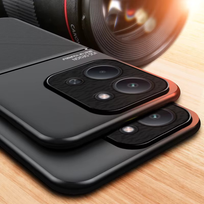 Xiaomi Redmi 15C 4G/5G Schutzhülle aus PU-Leder mit magnetischer Rückseite und weichem TPU-Rahmen in Schwarz oder Blau - Bild 2