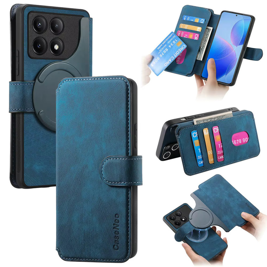 Xiaomi Poco F8 Pro Ultra X8 Pro Max 5G Magnetische 2-in-1 Lederhülle als abnehmbare Brieftasche Schutzhülle - Bild 2