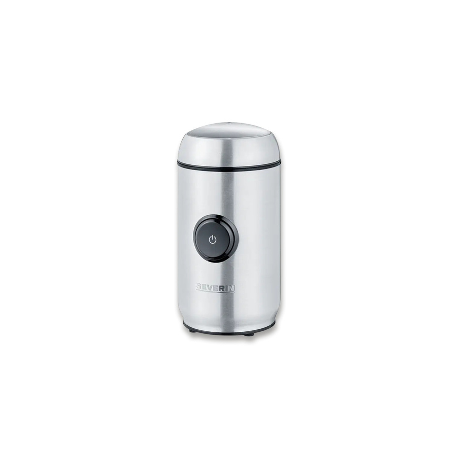 Severin Kaffee- und Gewürzmühle KM 3879 in Silber und Transparent mit Edelstahlmesser - Bild 2