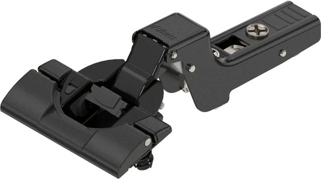 Blum Clip Top Blumotion Scharnier 110 Grad 18mm Gekröpft mit Feder Onyx Schwarz Matt Inserta - Bild 1