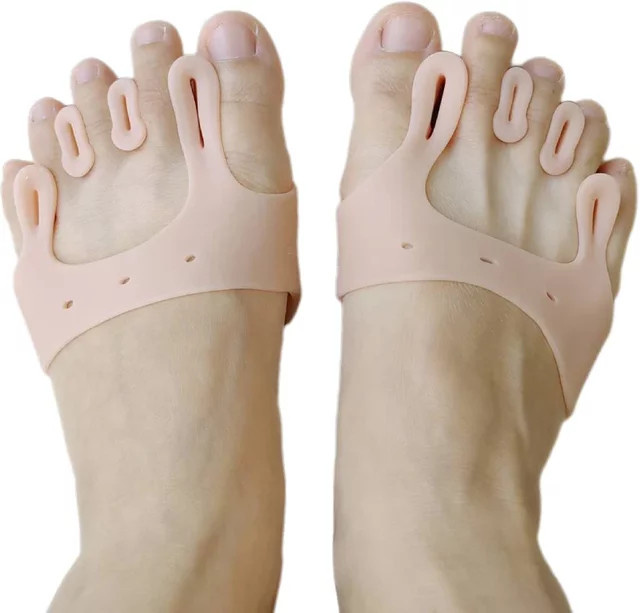 oeuxcra Bunion Corrector Zehenspreizer, 2 Stück, Gel Silikon - Bild 1