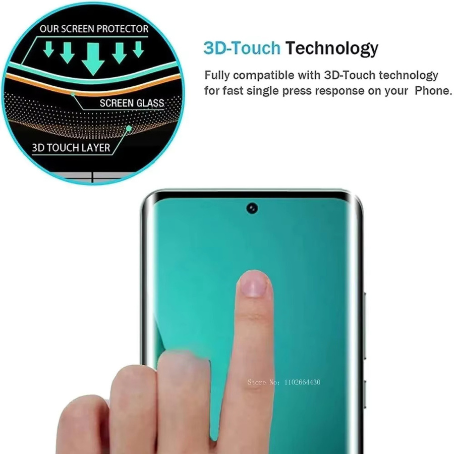 2er-Pack Displayschutz aus gehärtetem 9D Glas für Xiaomi Mi 14 13 12 Pro Ultra 11 Lite 5G 13T 11T 10T 9T Pro transparent - Bild 3