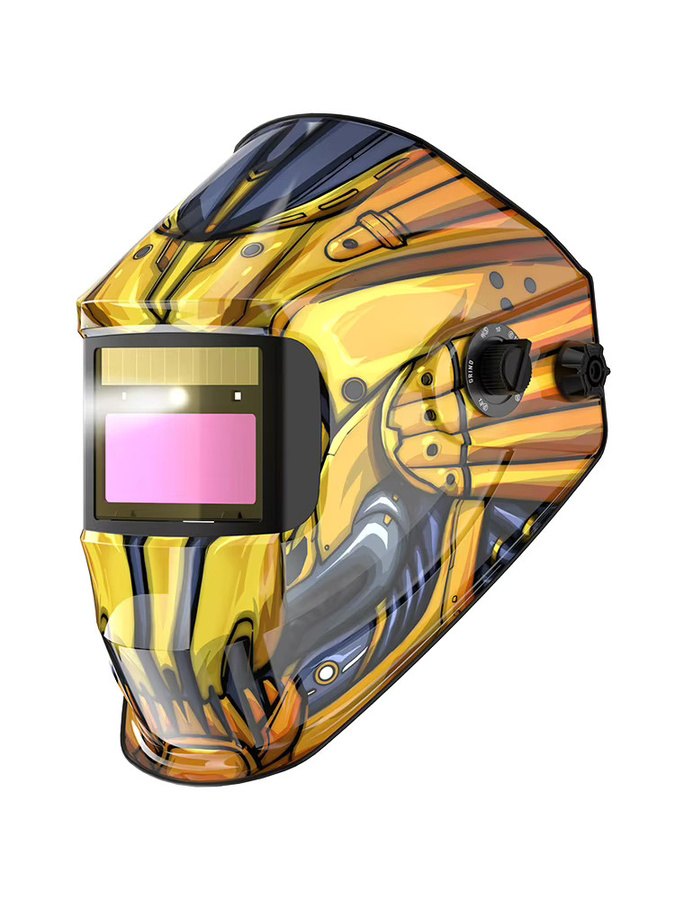 ANDELI RL-500PS Automatischer Schweißhelm mit True-Color-Technologie, Solarbetrieben und Typ-C Aufladung, Digitale Schweißermaske mit 2 Lichtbogensensoren - Bild 6
