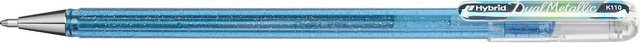 Pentel Gelstift Glitzer Dual Blau-Grün und Blau-Silber - Bild 1