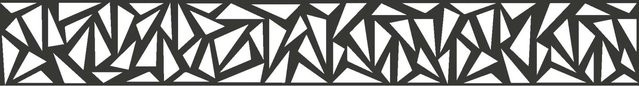 GroJa Steckzaun Designeinsatz Triangle Anthracite B/H: 180 x 30 cm - Bild 1