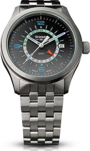 Traser Herrenuhr, Quarz, Edelstahl, 42 mm, 10 ATM - Bild 1