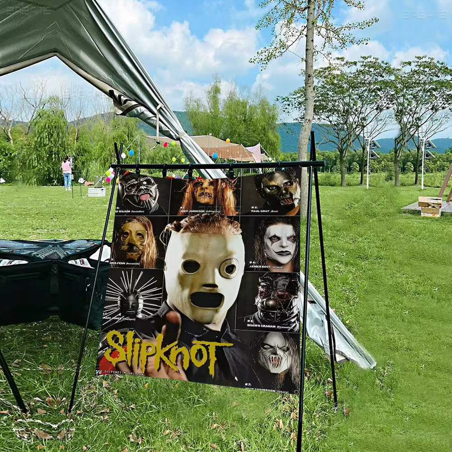 Potdemiel Wandbehang Slipknot Heavy Metal Rock Band Mandala Wandbanner Bunt B/H: 70 x 50 cm - Bild 6