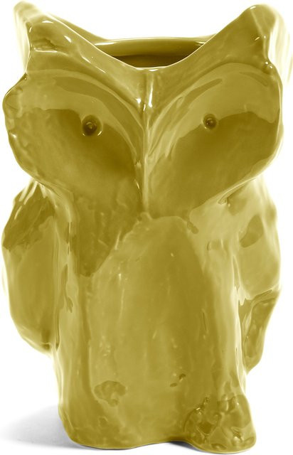Serax Eule After Midnight Vase in Gelb mit Eulenform - Bild 1
