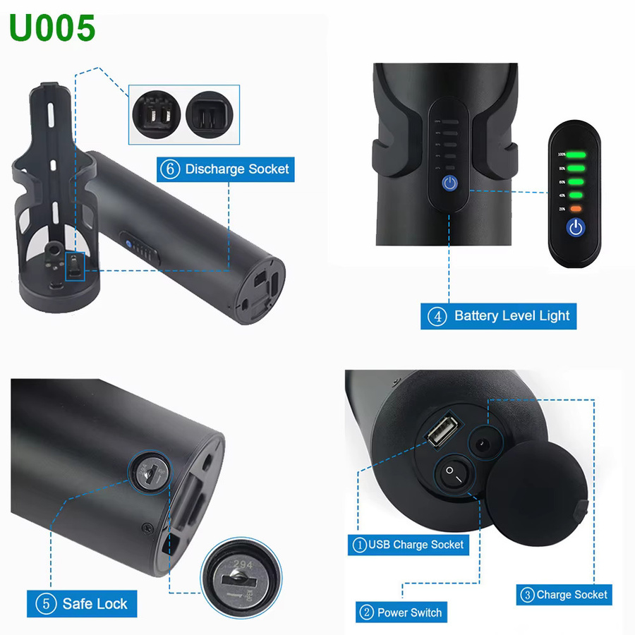 Bafang Flaschen-eBike Akku Li-Ion 18650 Pack Klasse A für TSDZ2 Elektrofahrradmotor in Schwarz - Bild 2