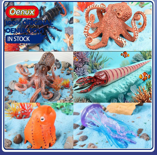 Ounex Meerestier-Modelle, Bunt / Mehrfarbig, Set / Bundle - Bild 1