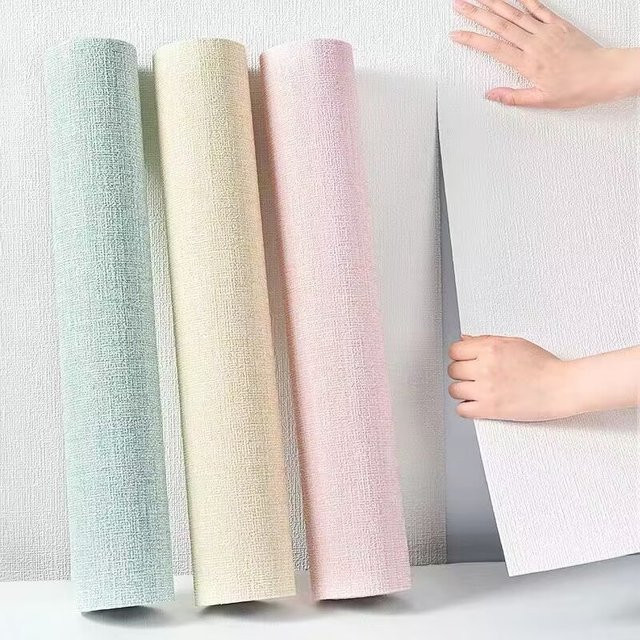 Wasserdichte und anti-schimmelhaltige DIY Wandtapete von ctzsoop in Weiß für dein modernes Schlafzimmer oder Schrankdekor - Bild 1
