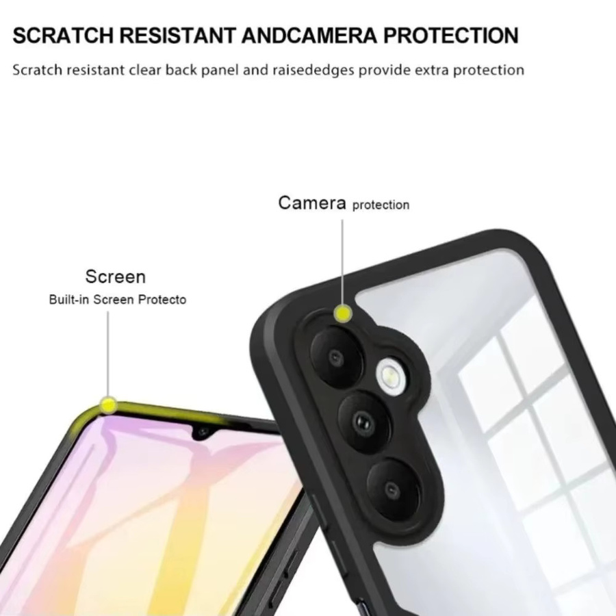 Transparente 360-Grad-Ganzkörper-Handyhülle für Samsung Galaxy S26 S25 Ultra Plus Edge FE A57 A56 und weitere Modelle in Blau - Bild 5