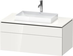 Duravit Waschtischunterschrank L-Cube in Weiß Hochglanz, wandhängend, B/T: 102 x 55 cm - Bild 1