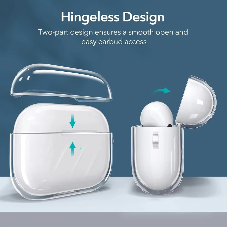 Transparente TPU Schutzhülle von WEIJI für AirPods 4, 3 und Pro 2 Generation - Bild 4