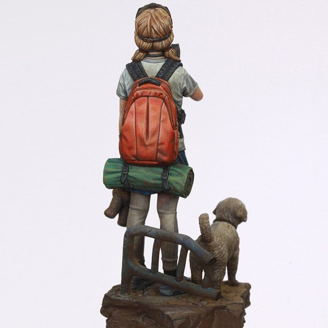 MEEKLION MODEL Post-Epidemie Deep Breath Girl, Resin Figure, unbemalter Modellbausatz, Einzelfigur - Bild 1