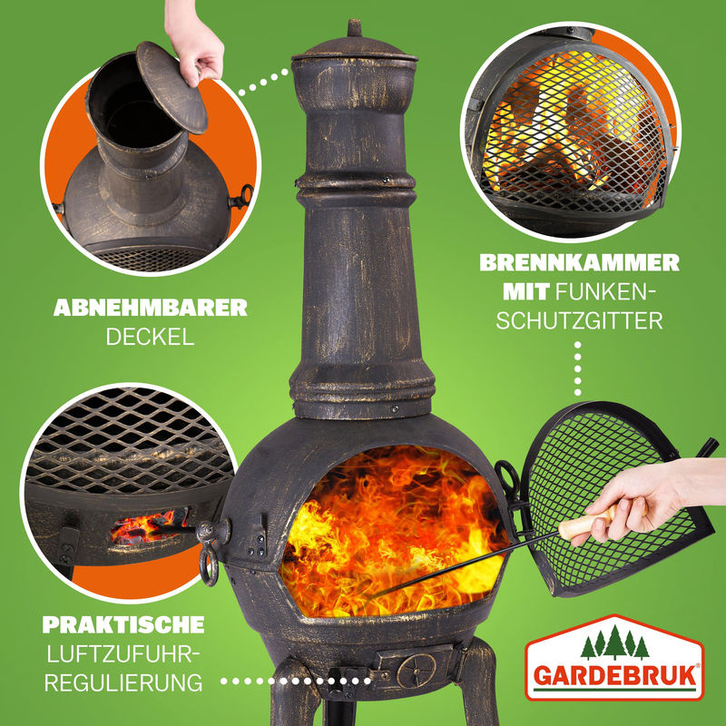 Terrassenofen Kamin Chimenea - Bild 5