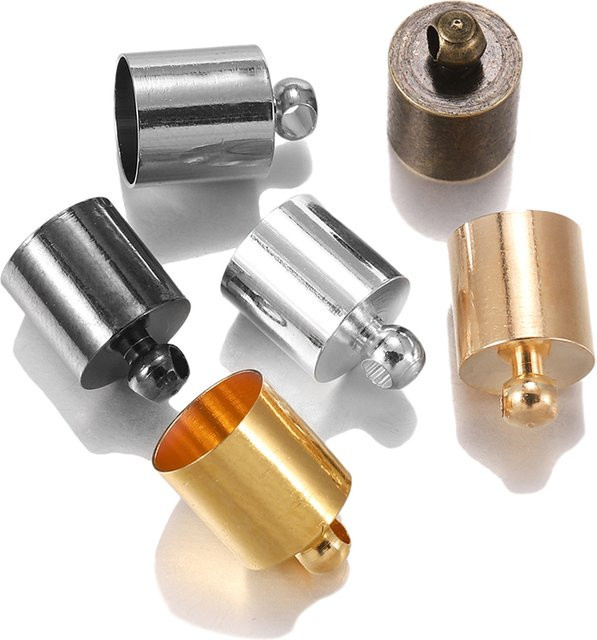 YouYoungDifferent Endkappen für Quasten und Lederband, 3-10 mm - Bild 1