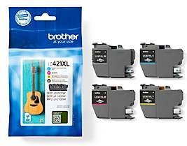 Brother Original Tintenpatronen LC-421XL MultiPack Schwarz, Cyan, Magenta, Gelb für DCP-J1050DW und MFC-J1010DW - Bild 5