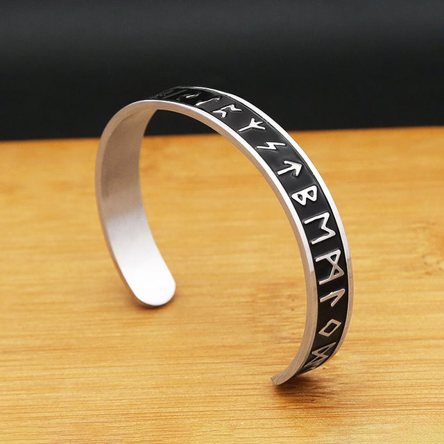NORTHMAN Armband, Edelstahl, Silber, Vintage, Unisex - Bild 1