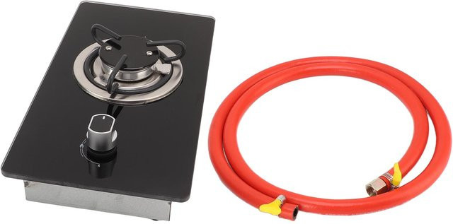 aimo Gasherd mit 1 Brenner und gehärtetem Glas für Yachten und Wohnmobile, 1,8 kW Leistung, stufenlos einstellbar - Bild 1