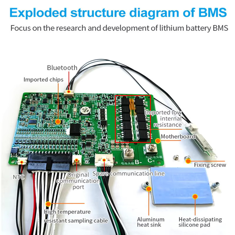 Super Soco Original Batterie-BMS-Board für TS/TC 17S 50A mit Bluetooth-App in Grün - Bild 3