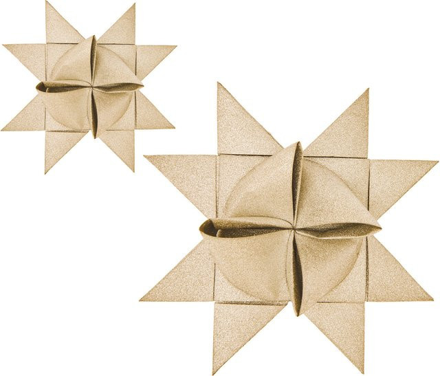 Rico Design Paper Poetry Fröbelstreifen Glitter Gold - Bild 1