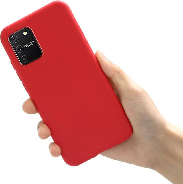Luxuriöse Silikon Handyhülle für Samsung Galaxy S10 Lite und Note 10 Lite in Rot - Bild 1