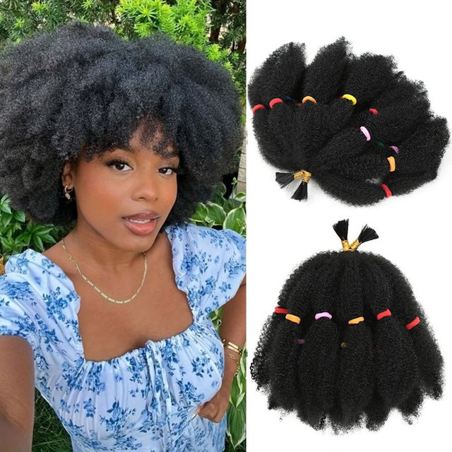 Afro Kinky Hair synthetisches vorgedehntes Afro Kinky Twist Haar, 30,5 cm - Bild 1