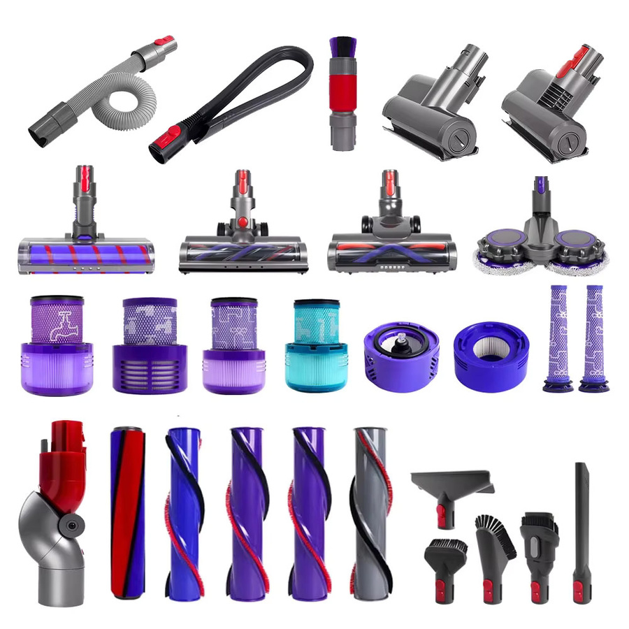 Dyson Staubsaugerzubehör Set in Multicolour mit Direktantriebsbürste, Bodenbürste, Filter, Verlängerungsschlauch und Düsenkopf für V6 V7 V8 V10 V11 V12 V15 - Bild 4