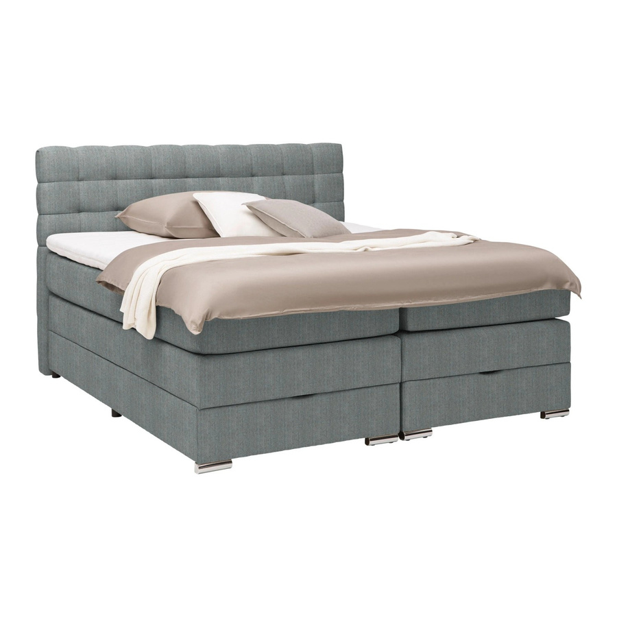 Premium Living Boxspringbett London Dunkelgrau mit Taschenfederkern und Lift-up-Base B/T: 160 x 200 cm - Bild 2