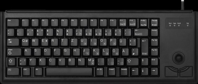 Cherry TAS G84-4400LUBBE-2 Trackball USB Schwarz - Bild 1