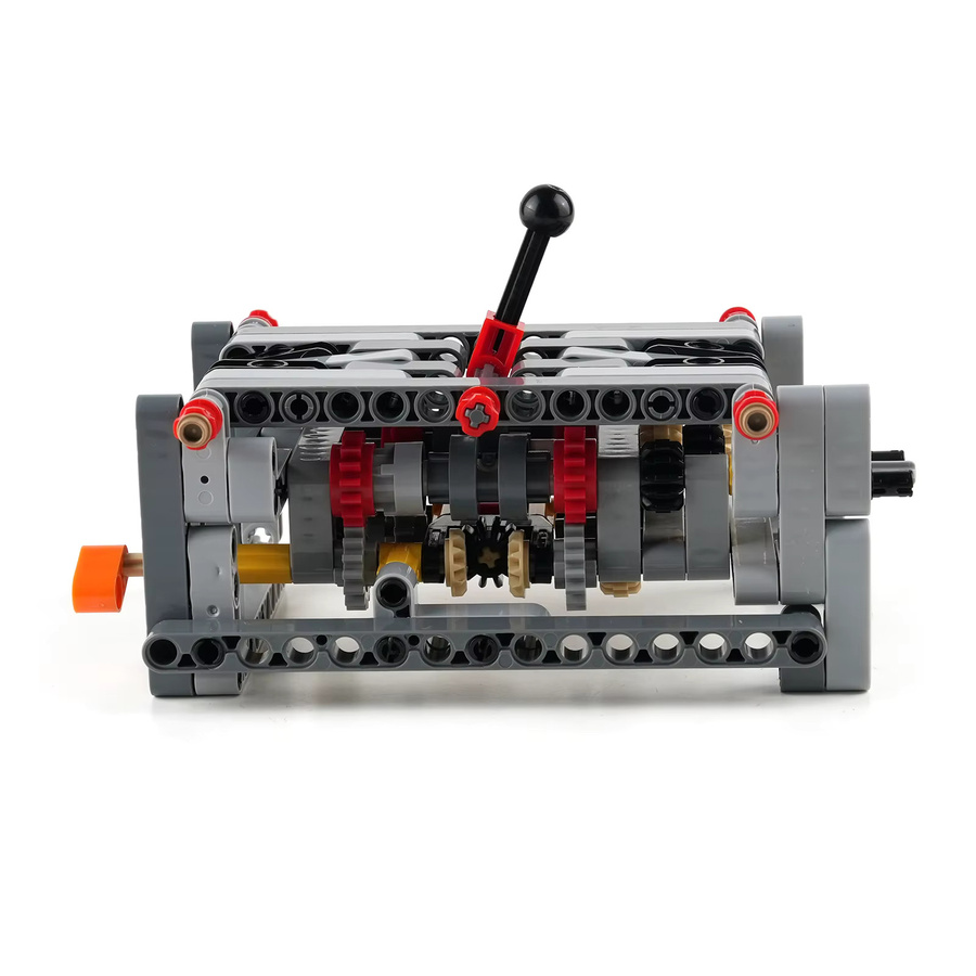 stemedu MOC 5-Gang-Getriebe mit Rückwärtsgang-Technologie, Bausteine, Lernspielzeug - Bild 2