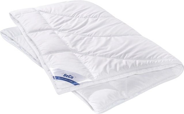 BeCo Wow Vierjahreszeiten-Steppbett aus Microfaser in Weiß, B/T/H: 155 x 220 cm - Bild 1