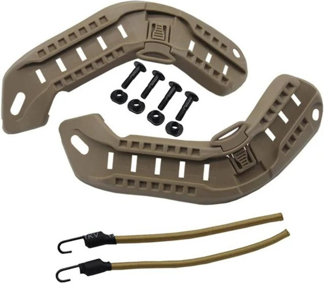 Taktisches ARC ACH Schienenverbinder Kit aus Nylon für MICH 2000 Helme in Beige - Bild 1
