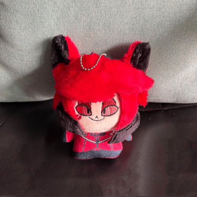 Hazbin Hotel Alastor Plüschtier, Rot, 15 cm - Bild 1