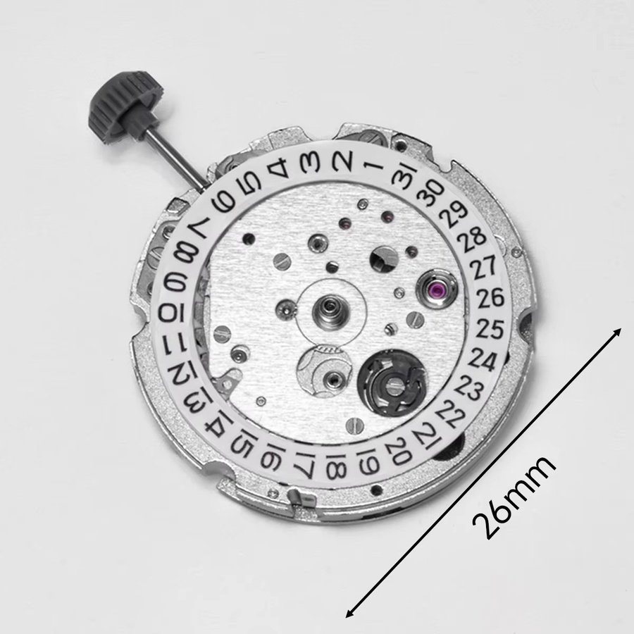 Miyota Automatisches Uhrwerk, 21 Steine, Weiß - Bild 3
