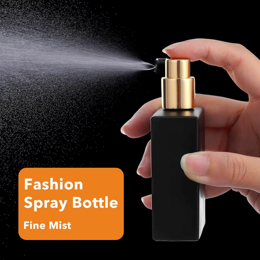 FIGHTYU Parfümflaschen, 8er-Pack, 30 ml, Schwarz, Glas - Bild 2