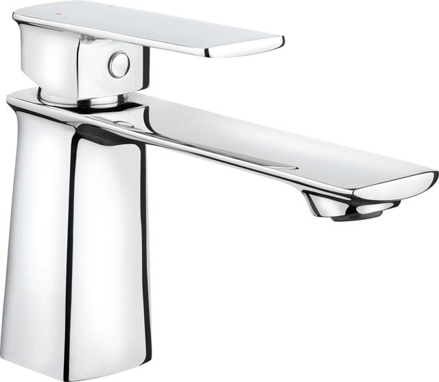 baliv Waschtischarmatur WT-180 Einhebelmischer mit Pop-up-Abfluss in Chrom - Bild 1
