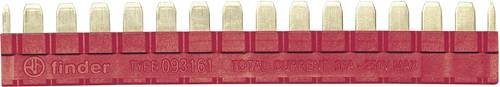 Finder Kammbrücke 093.16.1, 16-polig, 250 V/AC, Rot - Bild 1