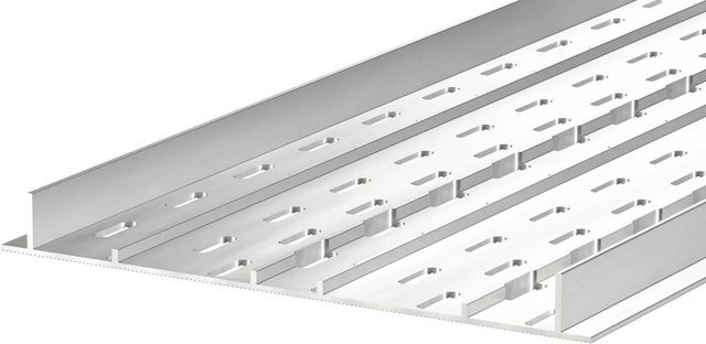 GS Terrassen Unterrinne für Rinne Proside aus Aluminium in Blank/Silver, B: 200 mm, H: 20 mm, L: 2.000 mm - Bild 1